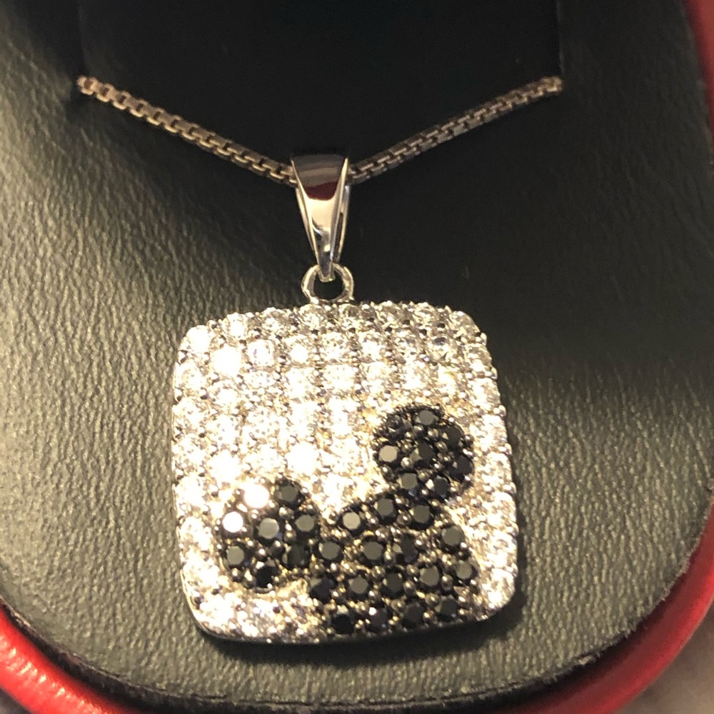 NWOT Sterling Silver Mickey Mouse Necklace